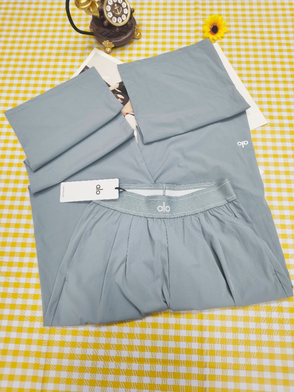 Alo Yoga Brand Trouser🌻Steel Gray(Women's Regular)🌠